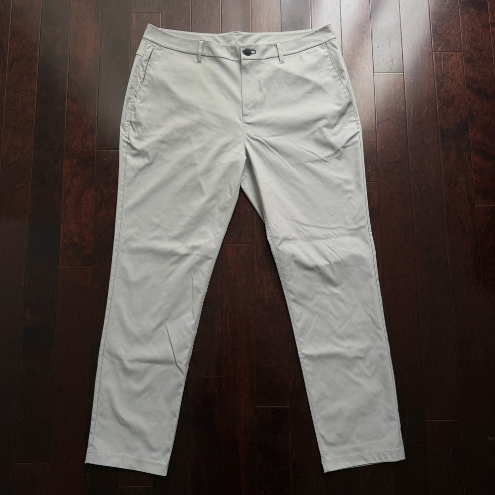 Public Rec Men's Dealmaker Chino+ Pants Size 36x32 Gray Travel Golf Work Casual